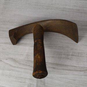 Vintage Antique Cooper’s Adze Collectible Hand Woodworking Tool Forged Old